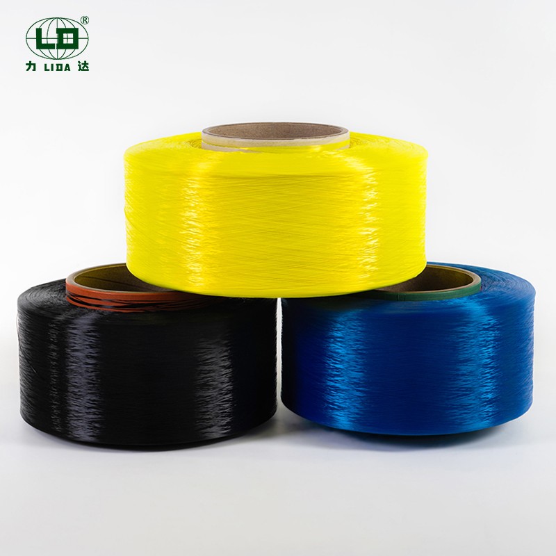 Yüksək Davamlı Aşağı Büzülməyə Qarşı UV Polyester Filament İplik