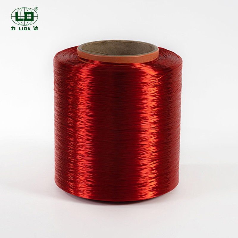 Yüksək Davamlı Aşağı Büzülmə Yarı Dartılmış Polyester Filament İplik